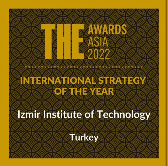 THE Awards Asia ödülü ilk kez bir Türk üniversitesine verildi